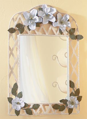 Magnolia Lattice Mirror