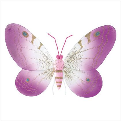 Large Pink Butterfly Wall Decor