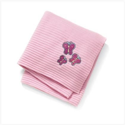 Butterfly Accordion Fleece Throw