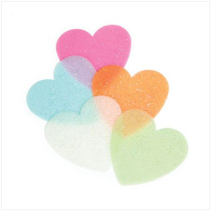 Glow-In-The-Dark Hearts 5-pack