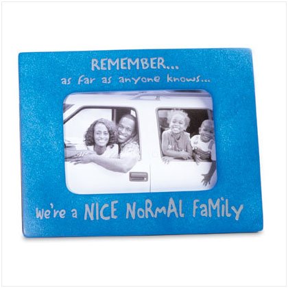 "Normal Family" Photo Frame