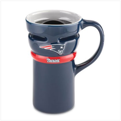 Ceramic Travel Mug- New England Patriots