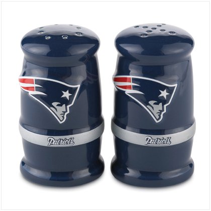Sculpted Salt & Pepper Shakers- New England Patriots