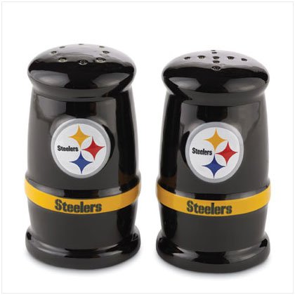 Sculpted Salt & Pepper Shakers- Pittsburgh Steelers