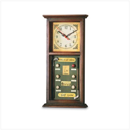 "History Of Golf" Clock