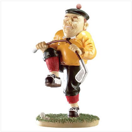 Frustrated Golfer Sculpture