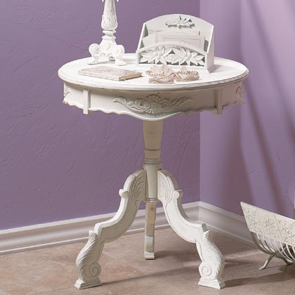 Romantic Rococo Accent Table
