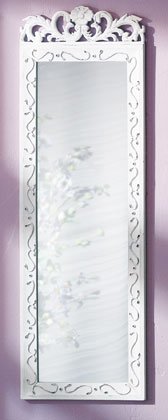 Elegant White Wall Mirror