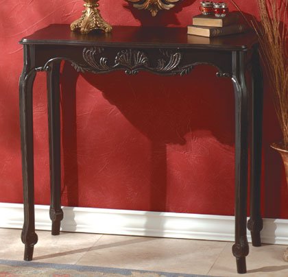 Scallop Detail Hall Table