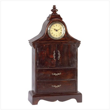 Clock-Top Jewelry Box