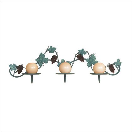 Grapevine Garland Wall Candleholder