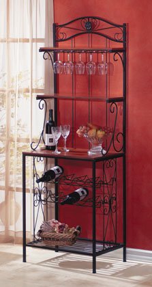 Baker's Style Wine and Glass Rack