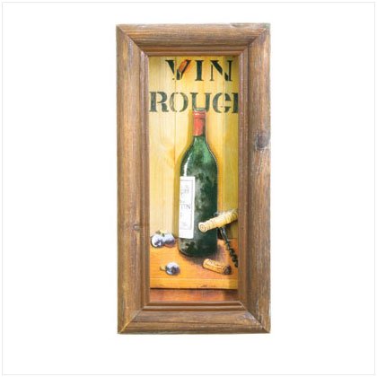 Vin Rouge Shawdowbox Art