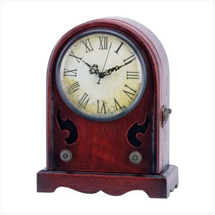 Mini Cabinet Desk Clock