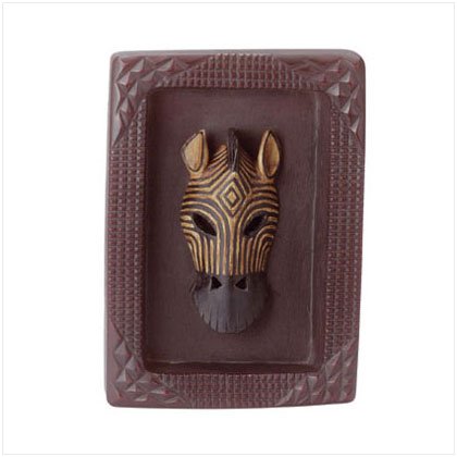 Zebra Mask Plaque