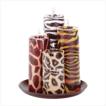 Wild Pillar Candle - Set of 5