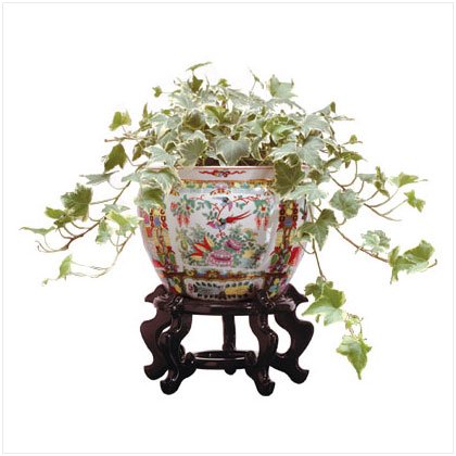 Footed Porcelain Fish Bowl