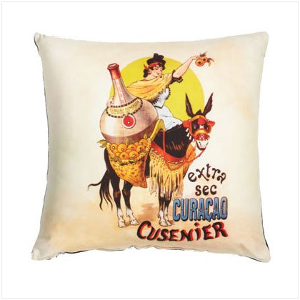 EXTRA SEC CURACAO ART PILLOW