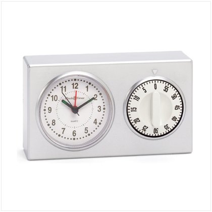 Mom's Kitchen Clock with Timer