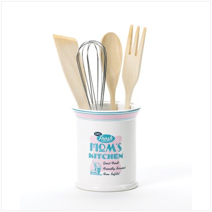 Mom's Kitchen Utensils & Holder
