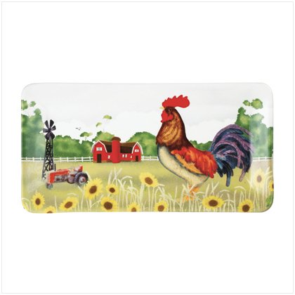Country Rooster Serving Platter