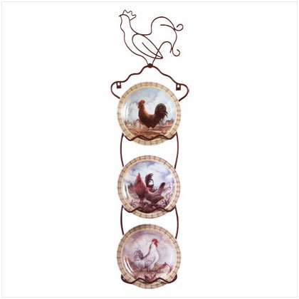 Rooster Decorator's Plates