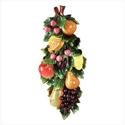 Mixed Fruit Wall Plaque