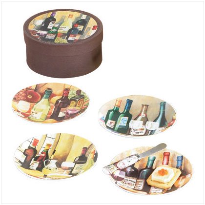 In Vino Veritas Canape Plates