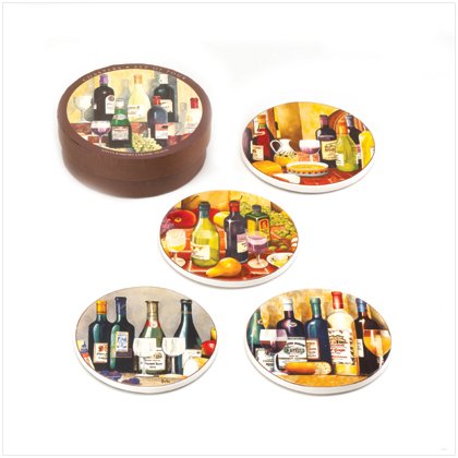 In Vino Veritas Coaster Set