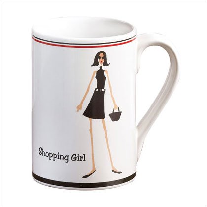 "Shopping Girl" Mug