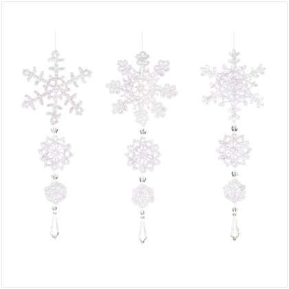 Crochet Snowflake Ornaments