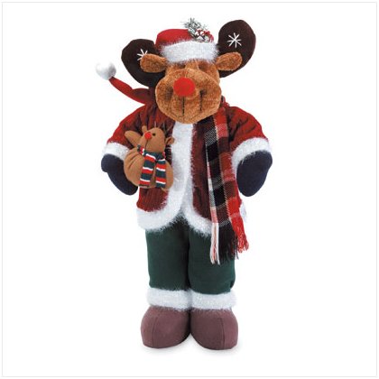 Posable Plush Rudolph