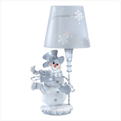 Snowman Candle Lamp