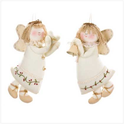 Plush Angel Ornaments