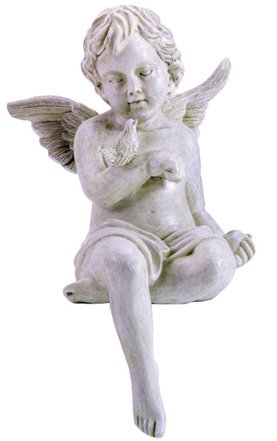 Seated Cherub With Dove