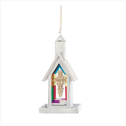 White Church Birdfeeder