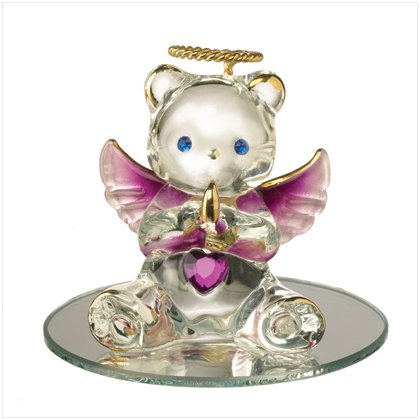 Glass Birthstone Teddy - January
