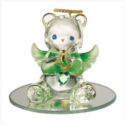Glass Birthstone Teddy - August