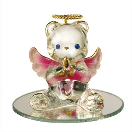 Glass Birthstone Teddy - October