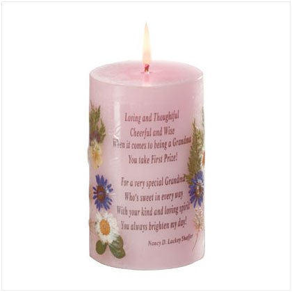 Floral Grandmother Candle