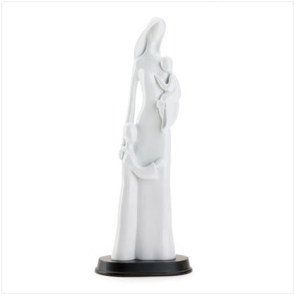 Strong Mother with Children Sculpture