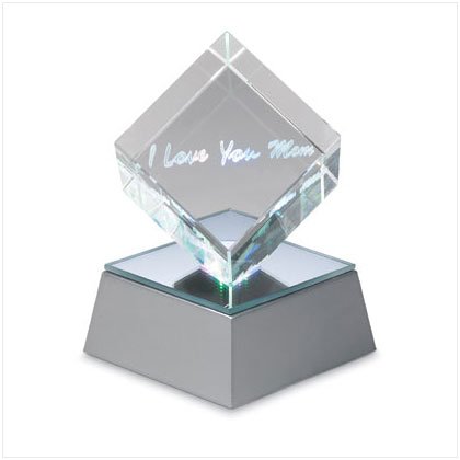 'I Love You Mom" Lighted Cube