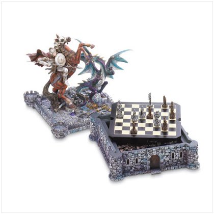 Dragon & Knight Chess Set