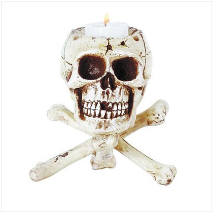 Skull Tripod Candleholder