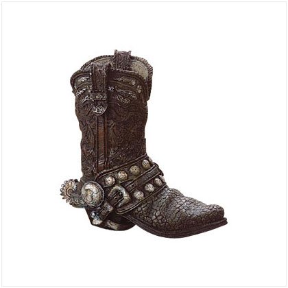 Cowboy Boot Figurine