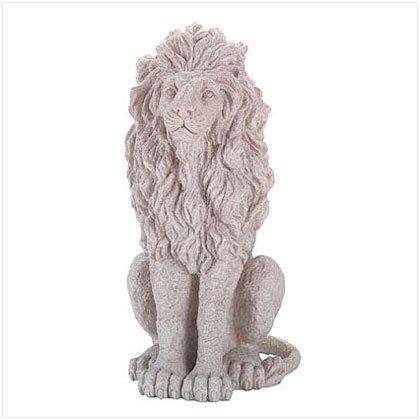 Noble Sitting Lion Statue