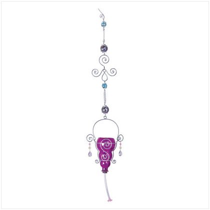 Purple Hummingbird Feeder
