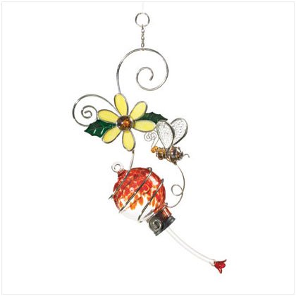 Flower & Bee Bird Feeder