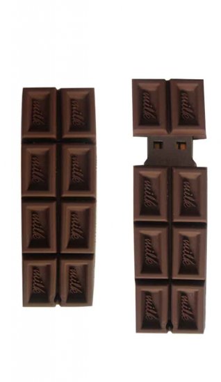 Milk Chocolate Thumb Drive