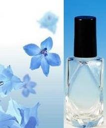 (12 ct) 1/2 oz. (15 ml) Clear Decorative Diamond Shape Glass Fragrance Bottles